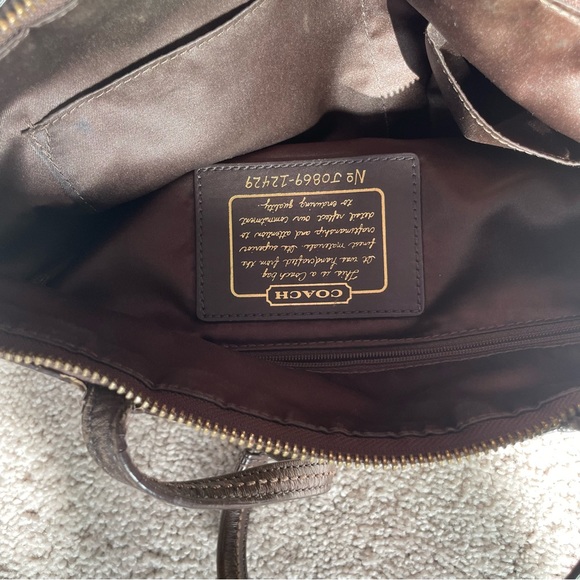 Coach City Tote Shoulder Bag - Picture 8 of 11